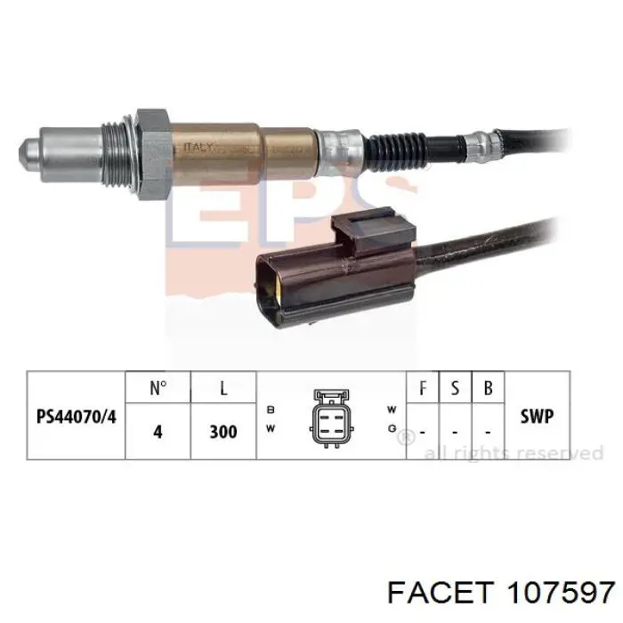  Sonda Lambda Sensor De Oxigeno Para Catalizador para Citroen C3 1 