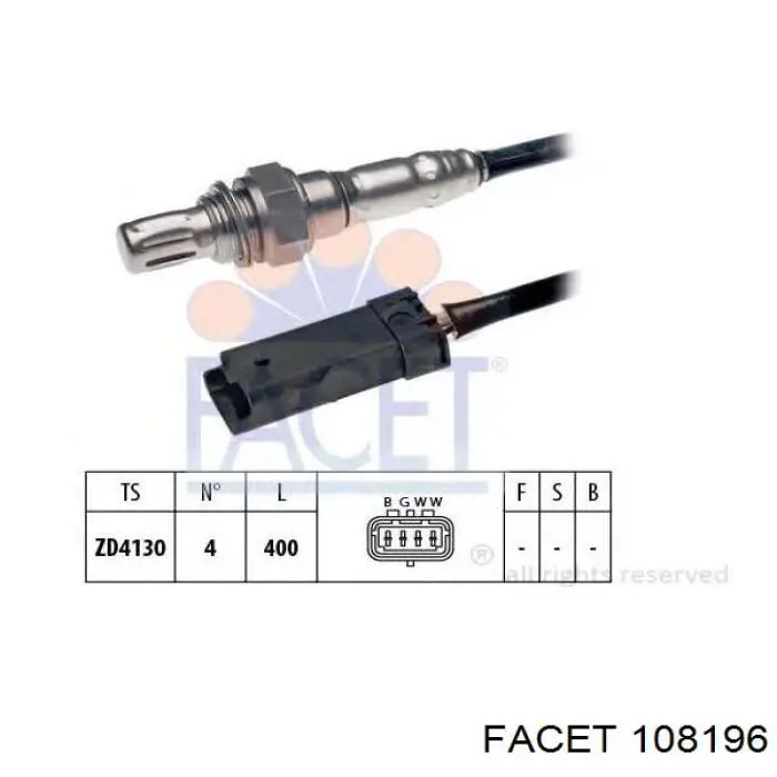 10.8196 Facet sonda lambda