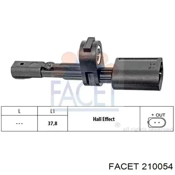 2405400517 Mercedes sensor abs delantero