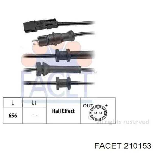  Sensor ABS trasero para Renault Laguna 2 