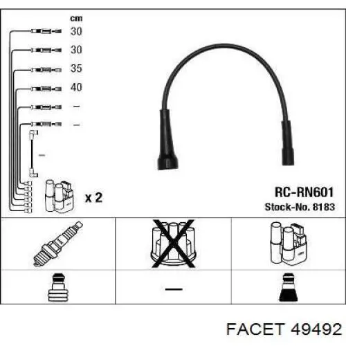 BS0986356967 Polcar juego de cables de encendido