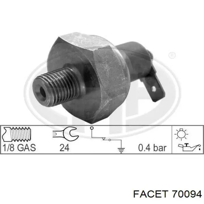  Indicador, presión del aceite para Mitsubishi L 200 KA, KB