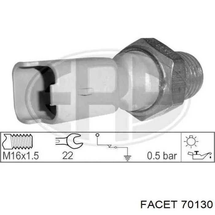  Indicador, presión del aceite para Citroen Berlingo M