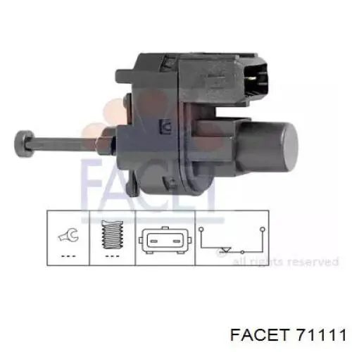 8A0266490A VAG interruptor luz de freno