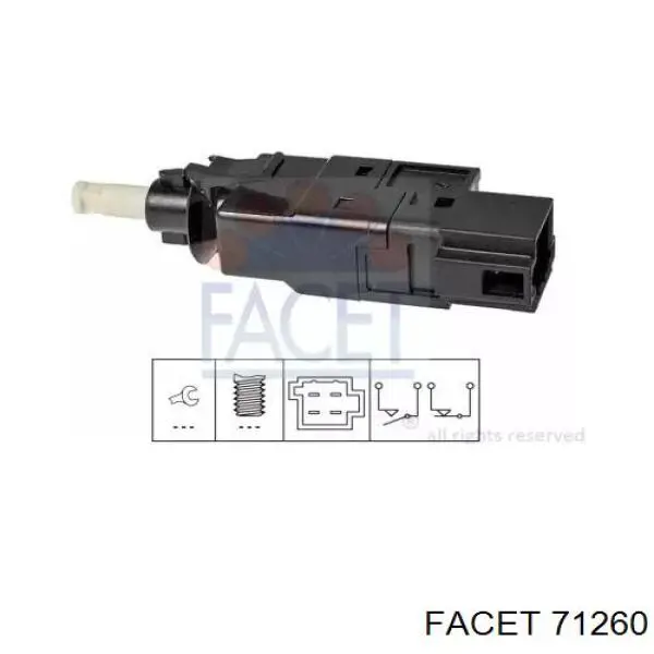 7.1260 Facet interruptor luz de freno