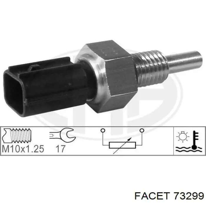  Sensor de temperatura del refrigerante para Honda Civic 7 