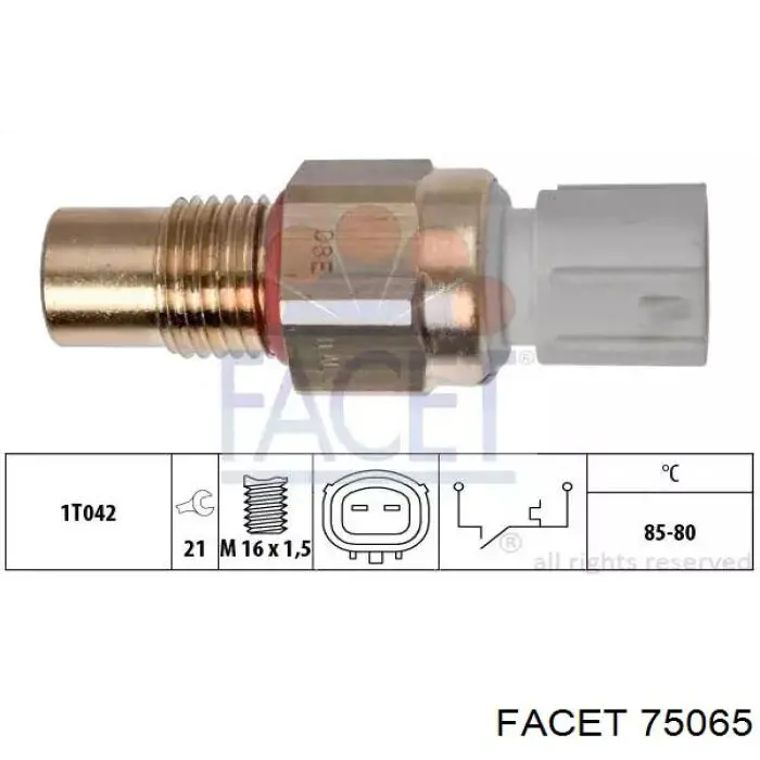  Sensor, temperatura del refrigerante (encendido el ventilador del radiador) para Hyundai Lantra 1 