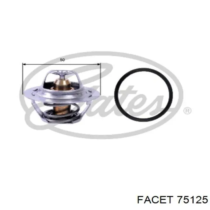 75125 Facet sensor, temperatura del refrigerante (encendido el ventilador del radiador)