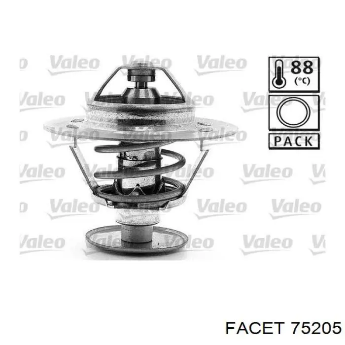 7.5205 Facet sensor, temperatura del refrigerante (encendido el ventilador del radiador)