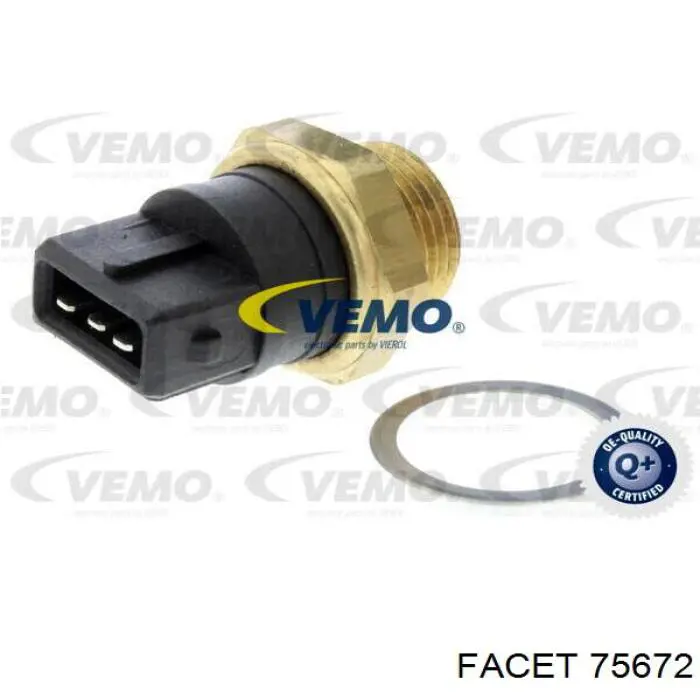 75672 Facet sensor, temperatura del refrigerante (encendido el ventilador del radiador)