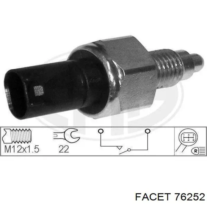  Interruptor, piloto de marcha atrás para Mercedes A W168