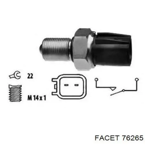  Interruptor, piloto de marcha atrás para Ford Transit V184/5