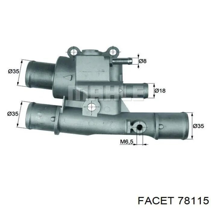 7.8115 Facet termostato, refrigerante