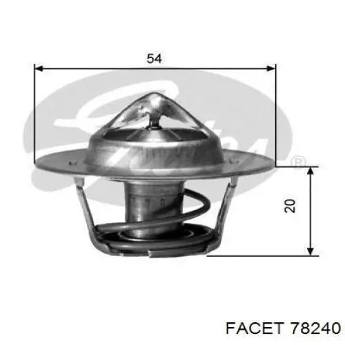 9109737 Opel termostato, refrigerante