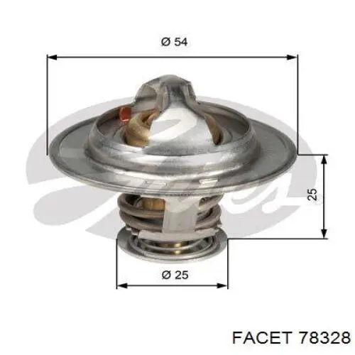 4400106 Opel termostato, refrigerante