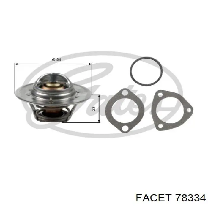 7303174 Fiat/Alfa/Lancia termostato, refrigerante