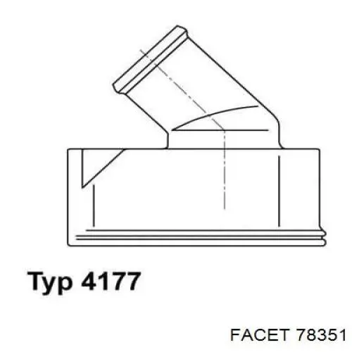 78351 Facet termostato, refrigerante