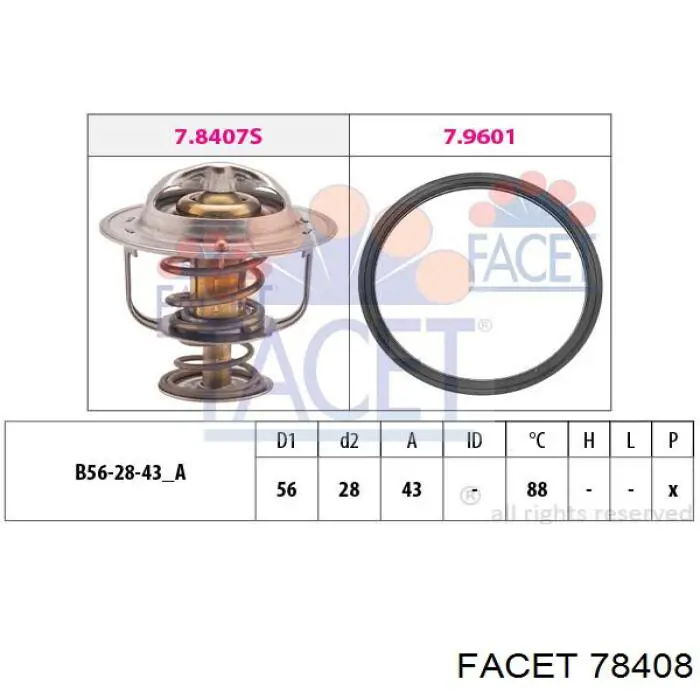  Termostato, refrigerante para Toyota Hiace 4 