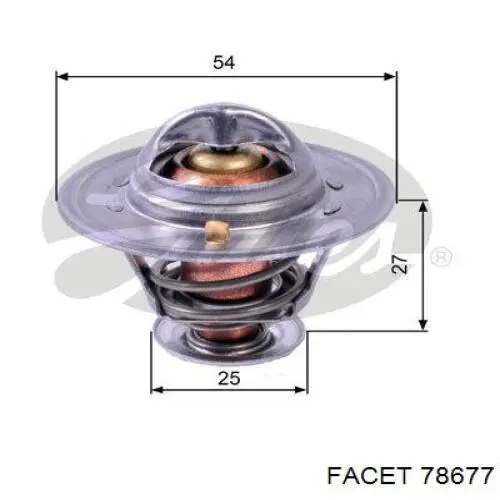 78677 Facet termostato, refrigerante