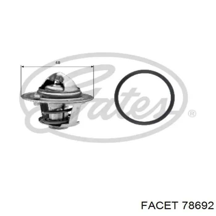 78692 Facet termostato, refrigerante