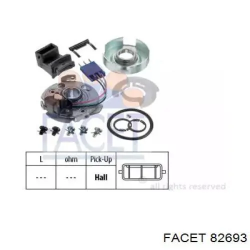 82693 Facet distribuidor de encendido