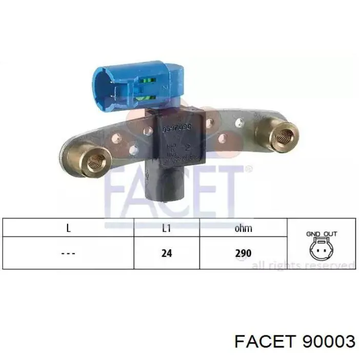 90003 Facet sensor de posición del cigüeñal