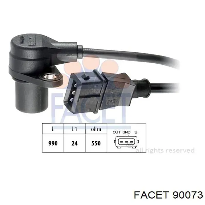 4227203 Scania sensor de posición del cigüeñal