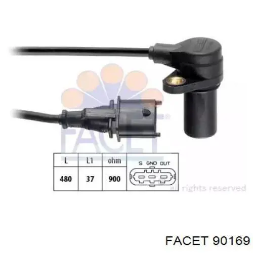  Sensor de posición del cigüeñal para Fiat Multipla 186