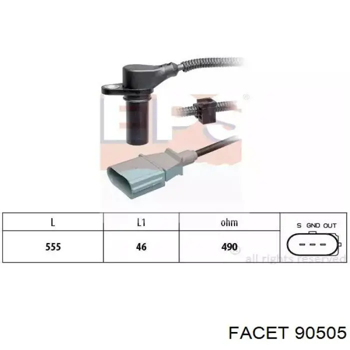 550103A ERA sensor de posición del cigüeñal