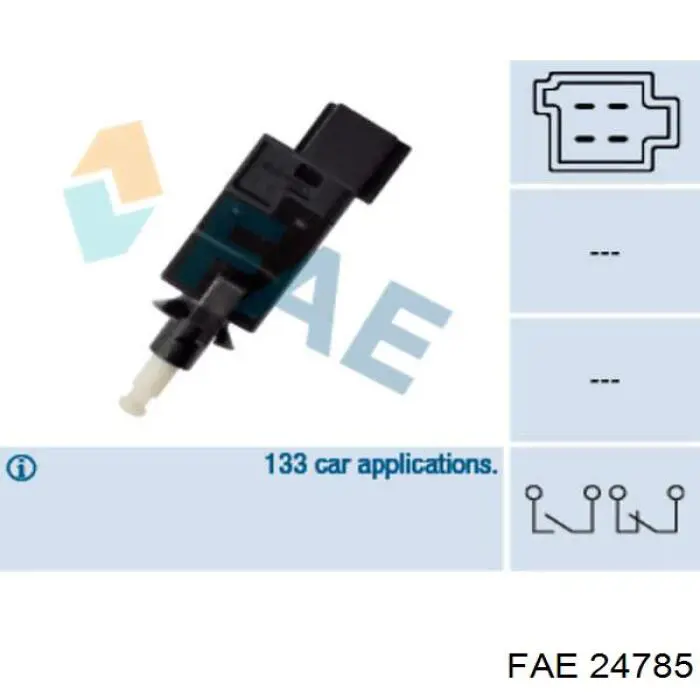 24785 FAE interruptor luz de freno