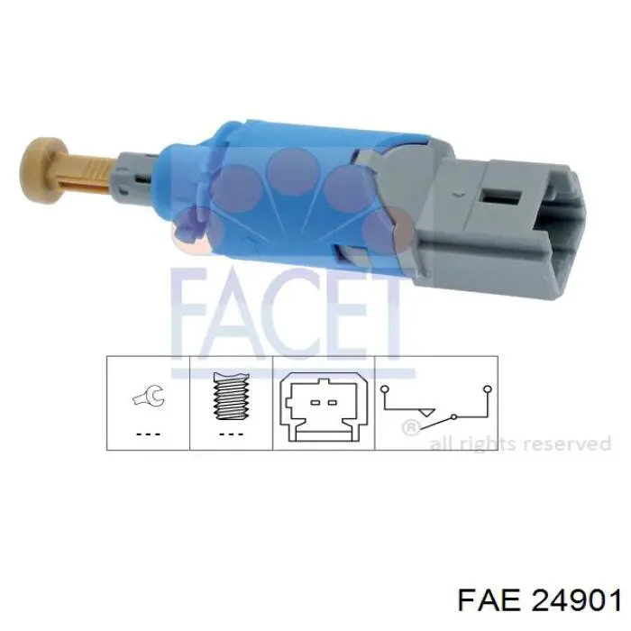 24901 FAE interruptor de embrague