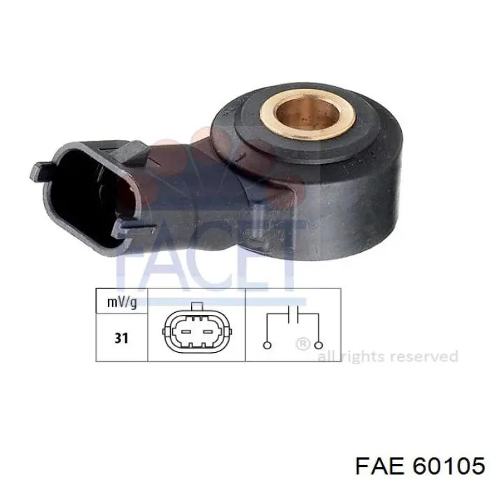 60105 FAE sensor de detonaciones