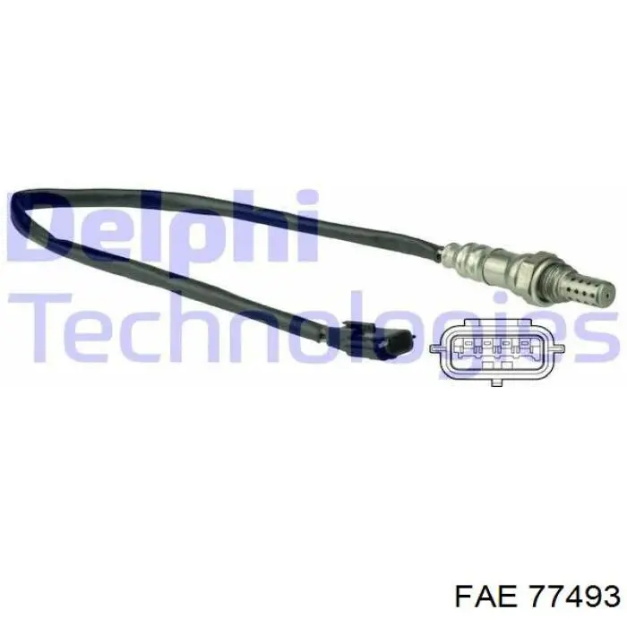 77493 FAE sonda lambda sensor de oxigeno post catalizador