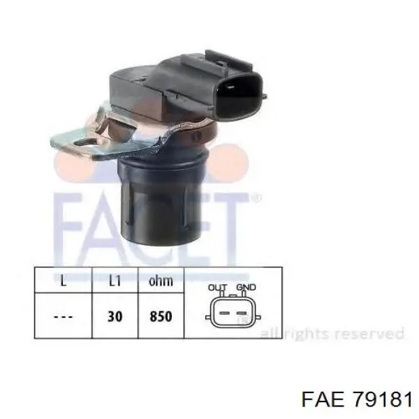 79181 FAE sensor de velocidad