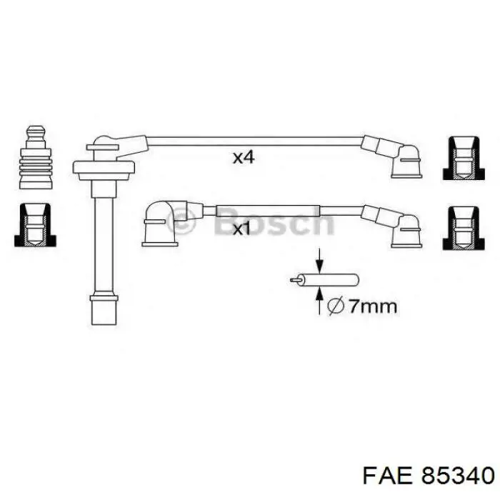 85340 FAE juego de cables de encendido