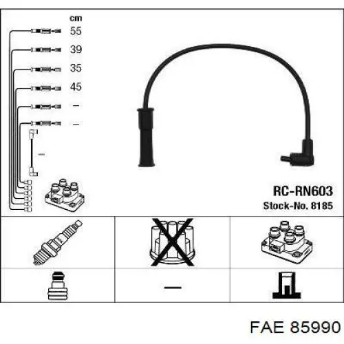 85990 FAE juego de cables de encendido