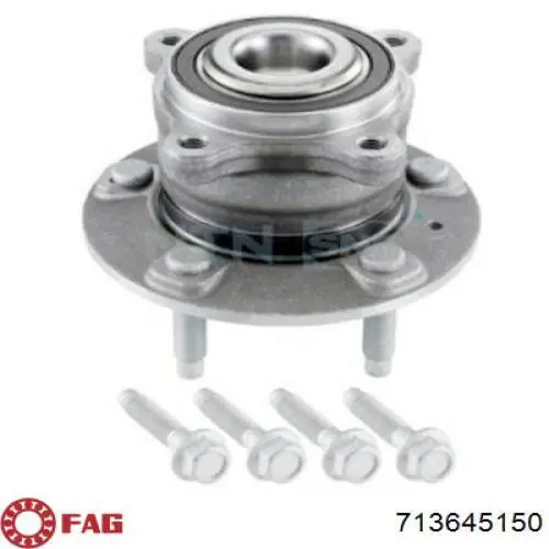 328008 Opel cubo de rueda trasero