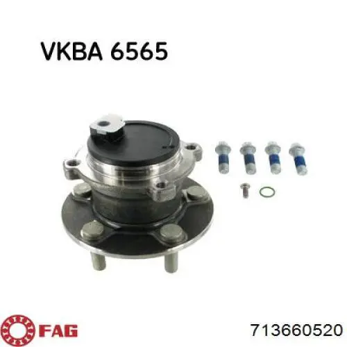  Cubo de rueda trasero para Volvo S40 2 