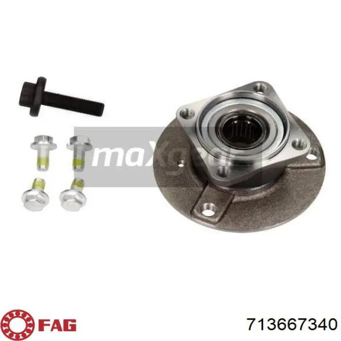  Cubo de rueda trasero para Smart FORTWO 450