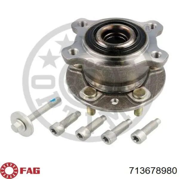 6G912C299FAF Ford cojinete de rueda trasero