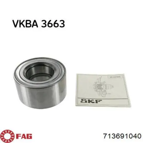 BTH1053B SKF cojinete de rueda delantero