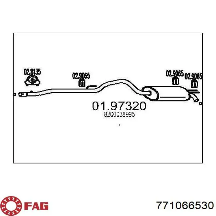 495052BA10 Hyundai/Kia junta homocinética interior delantera izquierda