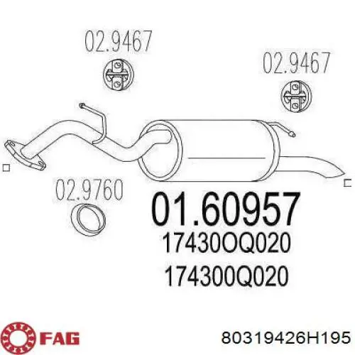  Cojinete de rueda delantero/trasero para MERCEDES BENZ TRUCK TRUCK ATEGO 1 