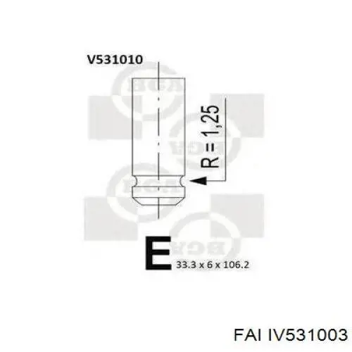  Válvula de admisión para Citroen C8 EA, EB