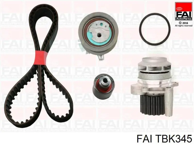 TBK345 FAI kit correa de distribución