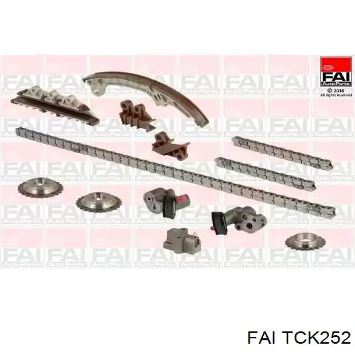 TCK252 FAI kit de cadenas de distribución