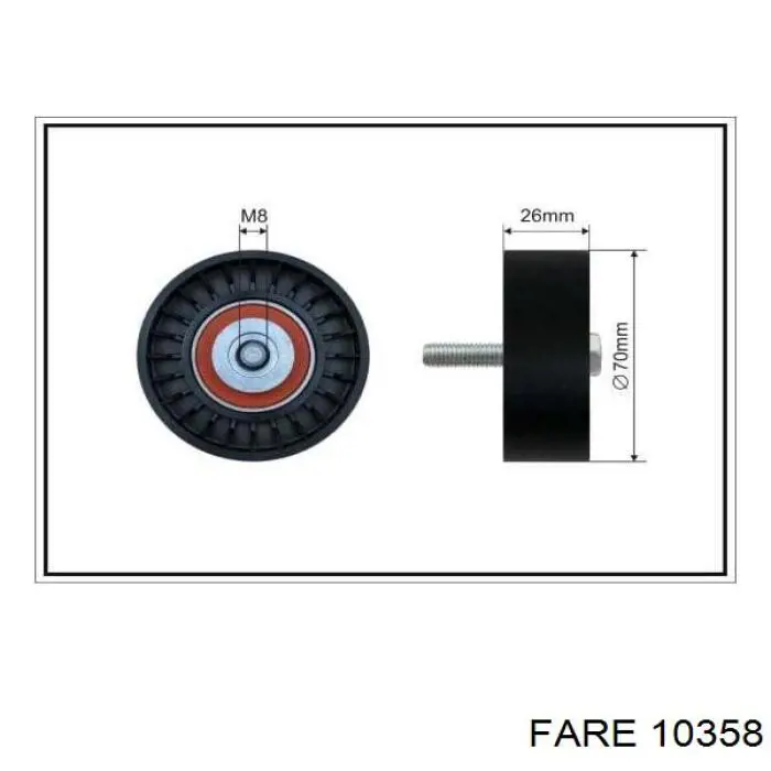 10358 Fare soporte motor delantero