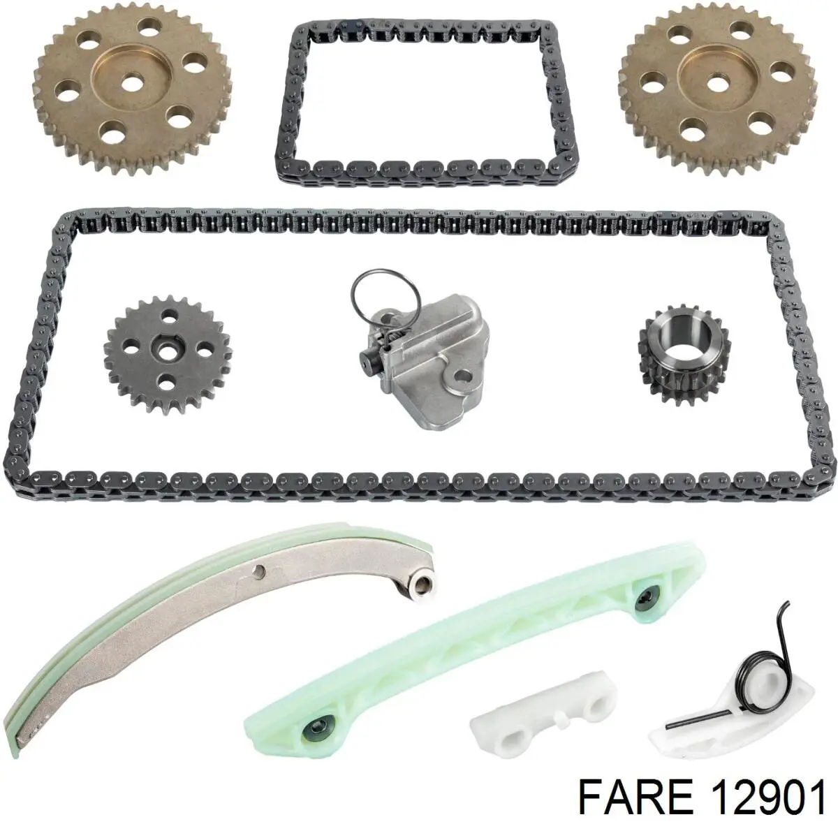 12901 Fare kit de cadenas de distribución