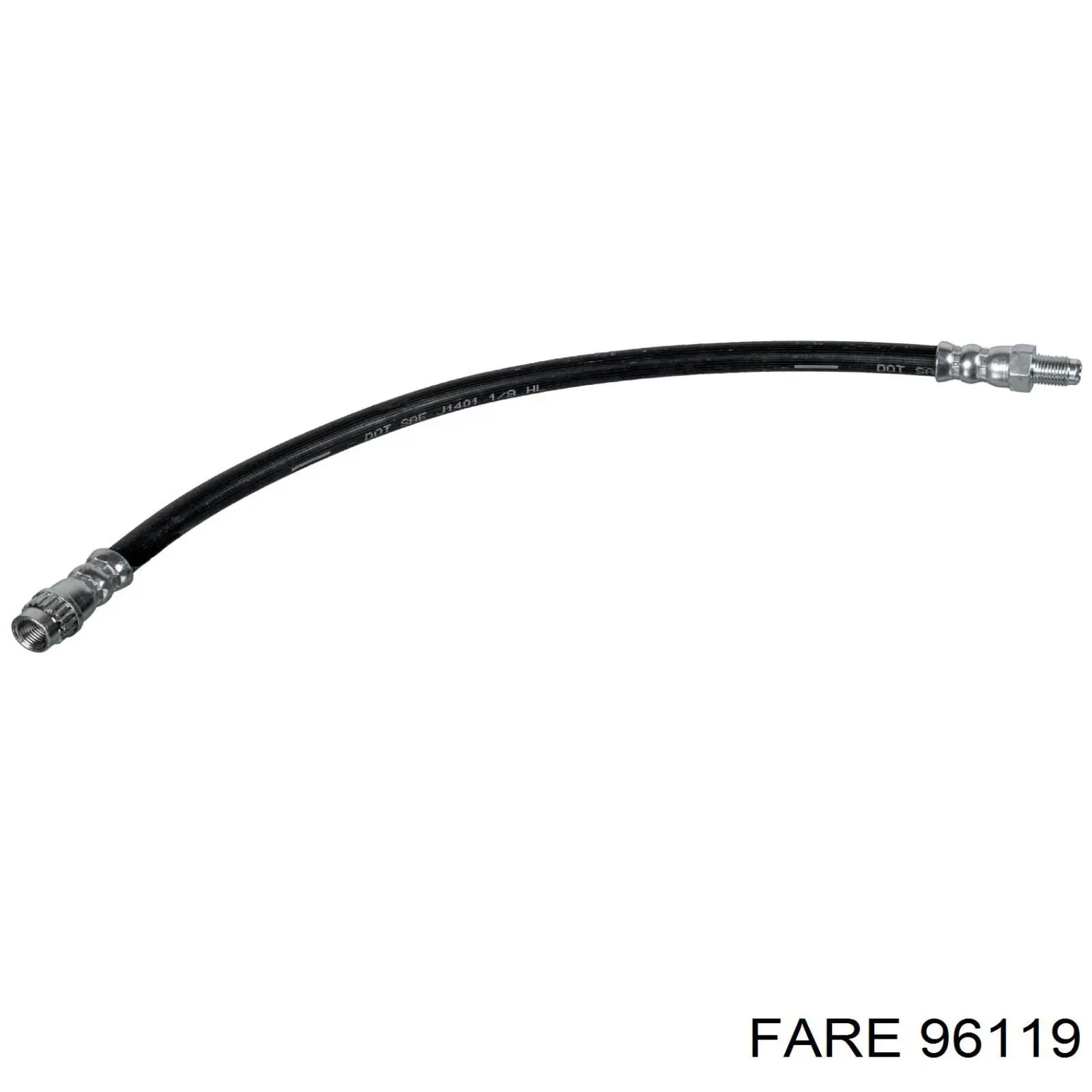 96119 Fare tubo flexible de frenos trasero