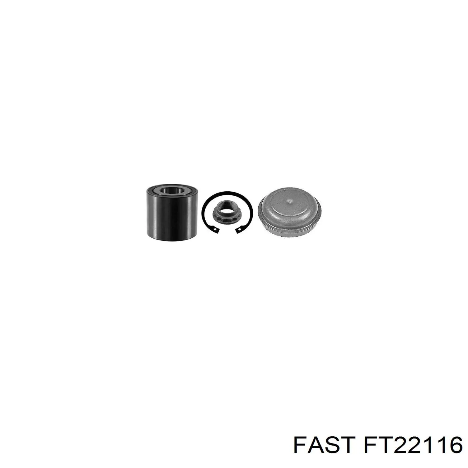 FT22116 Fast cojinete de rueda trasero